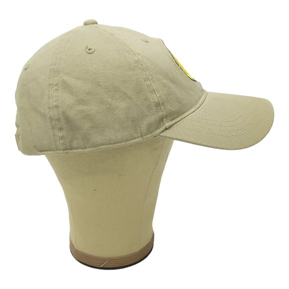 B & B Concrete Logo Patch Khaki Adjustable Tuck Strap Cap Trucker Baseball Hat - Picture 11 of 13